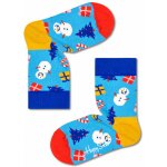 Dětské modré ponožky Happy Socks se sněhuláky Bring It On – Hledejceny.cz