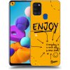 Pouzdro a kryt na mobilní telefon Samsung Pouzdro Picasee silikonové Samsung Galaxy A21s - Enjoy čiré