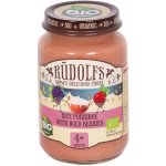 Rudolfs BIO jablko jahody sušenky smetana 190 g – Zboží Dáma