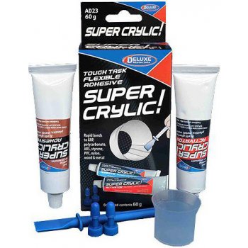 Deluxe Materials Super Crylic dvousložkové lepidlo na plasty 60 ml