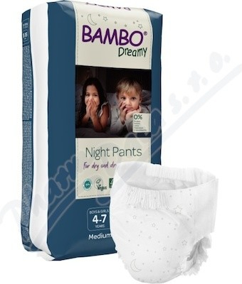 Bambo Dreamy Nigh.Pants 4-7let Unisex 15- 35 kg 10 ks