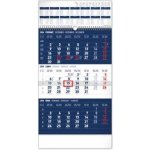 Nástěnný 3měsíční standard modrý s českými jmény 29,5 × 43 cm 2025 – Sleviste.cz