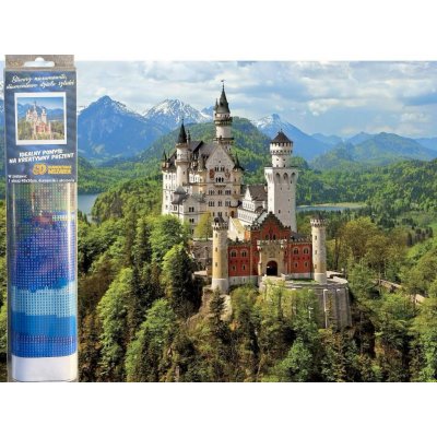 Norimpex Diamantové malování Zámek Neuschwanstein 30 x 40 cm – Zbozi.Blesk.cz