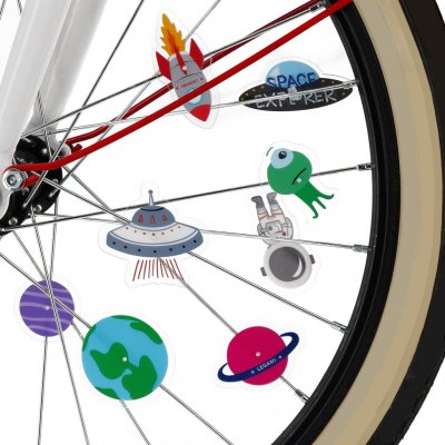 Ozdoby na kolo Legami Pimp Your Bike! - Bike Spoke Decorations - Space – Zboží Dáma