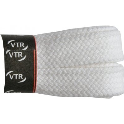 Ploché bílé bavlněné tkaničky 140 cm – Zboží Mobilmania