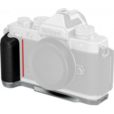 SmallRig L-Shaped Mount Plate with Silicone Handle for Nikon Z f (Silver) 5706 – Zboží Živě