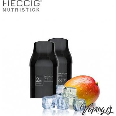 Heccig NUTRISTICK DV2 2x cartridge MANGO ICE ledové mango 15 mg – Zboží Mobilmania