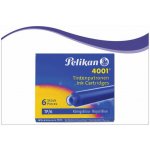 Pelikan 4001 Inkoustové bombičky 6 ks černé – Zboží Živě