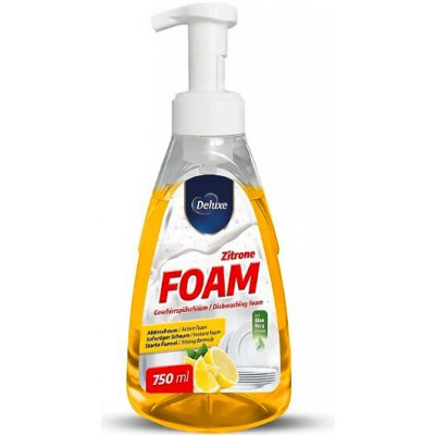 Deluxe Enzo Deluxe Aktivní pěnový prostředek pro ruční mytí nádobí se svěží vůní citronu 750 ml – Zboží Mobilmania