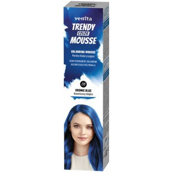 Venita trendy barevné pěnové tužidlo na vlasy 39 kosmická modrá