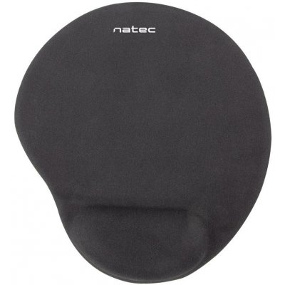 NATEC Podložka pod myš ergonomická gelová Natec Marmot, černá, 245x225 mm NPF-0783 – Zbozi.Blesk.cz