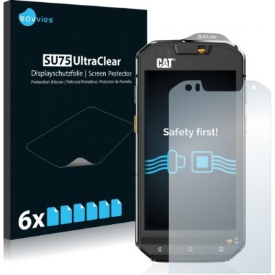 6x SU75 UltraClear Screen Protector Caterpillar Cat S60 – Zboží Mobilmania