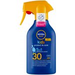 Nivea Sun Kids Protect & Care SPF30 5v1 spray na opalování 270 ml – Zboží Dáma
