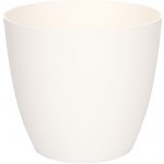 Plastkon Ella Mat květináč Bílá 9 cm – Zboží Dáma