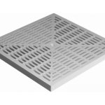 Dakota rošt 550 x 550 mm šedá – Zboží Dáma