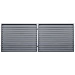 Dvojkřídlá brána LORA 4,00M V(1,50) GALV + RAL7016 – Hledejceny.cz