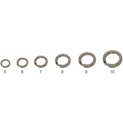 Mistrall pevnostní kroužek Split ring vel.9 70 kg 10 ks – Zboží Dáma