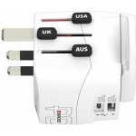 SKROSS Cestovní adaptér PRO Light USB AC30PD World, 7A max., USB A+C, PD 30W, UK+USA+Austrálie/Čína – Sleviste.cz