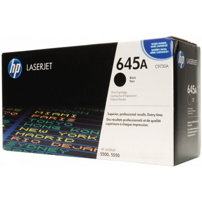 HP 645A originální tonerová kazeta černá C9730A