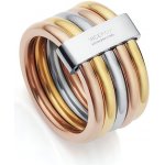 Viceroy Luxusní tricolor prsten z oceli Chic 75305A01 – Zboží Dáma