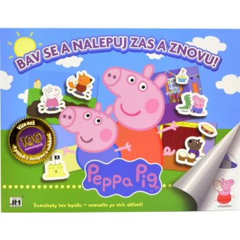 Samolepkové album Bav se a nalepuj zas a znovu Peppa Pig