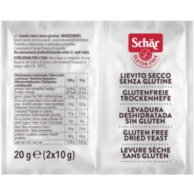 Schär Droždí sušené 20 g (2x10 g) bez lepku – Hledejceny.cz