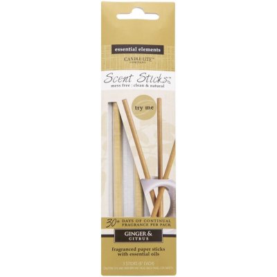 Candle lite Vonné tyčinky Ginger & Citrus 3 ks – Hledejceny.cz