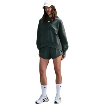 Nike SPORTSWEAR PHOENIX FLEECE dámská mikina tmavě zelená – Sleviste.cz