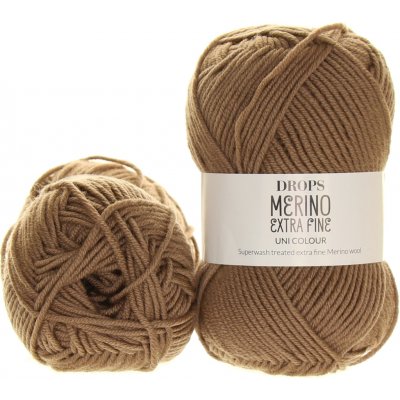 Drops Merino Extra Fine 51 caffe latté – Zboží Mobilmania