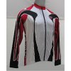 Cyklistický dres Pearl Izumi Team dlouhý rukáv červeno/šedý