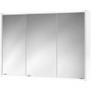 Koupelnový nábytek JOKEY BATU 100 Zrcadlová skříńka - bílá/hliníková barva š. 100 cm, v. 71 cm, hl. 16 cm, 114113020