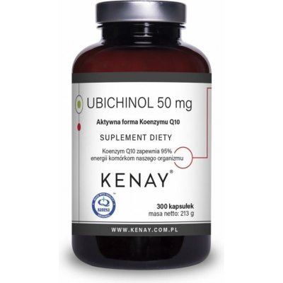 Kenay Ubichinol koenzym Q10 200 mg 300 kapslí – Hledejceny.cz