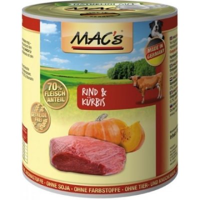 MACs Hovězí & Dýně 0,8 kg