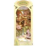 RoboTime 3D Puzzle Zarážka na knihy "Falling Sakura" dřevěná – Zboží Dáma