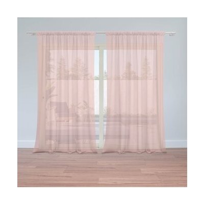 Sablio Záclony Lososová: 2ks 150x250cm – Hledejceny.cz