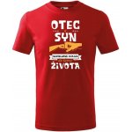 Dobrý triko dětské tričko Nerozlučná dvojka Červená – Hledejceny.cz