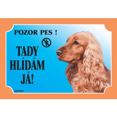 Dafiko Tabulka Anglický kokr zlatý – Zboží Dáma