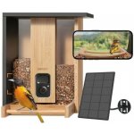 Birdfy Smart krmítko pro venkovní ptactvo Bamboo Solar Lite s kamerou a solárním panelem 27,9 x 27,9 x 30,5 cm – Zboží Dáma