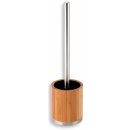 Novaservis Bambus WC štětka na postavení, bambus, chrom - 66233/1,6