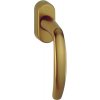 Okenní a balkonová klika Hoppe Okenní klička Atlanta secustic F4 bronz /N10A, 7/32-42mm, M5x45 + M5x50, 45°