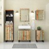Koupelnový nábytek vidaXL 5dílná koupelnová sestava masivní recyklované dřevo