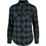 Ladies Turnup Checked Flanell shirt jasper/black – Zboží Dáma