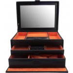 Friedrich Lederwaren šperkovnice Boho 20133 2 černá – Zboží Dáma