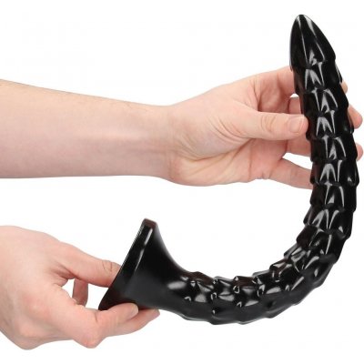 Shots Ouch! Scaled Anal Snake 12″ 30 cm černé anální dildo s přísavkou 34,5 x 3,4 cm – Hledejceny.cz