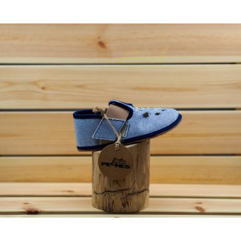 Pegres barefoot pantofle BF03 modrá