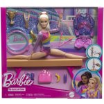 Mattel Barbie Kariéra Osvěžující gymnastická hrací sada Panenka – Zboží Mobilmania