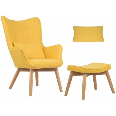 Sofotel 2043 s podnožkou Norse žluté – Sleviste.cz