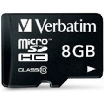 Verbatim MicroSDHC Class 10 8 GB 44081 – Zboží Mobilmania