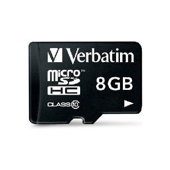 Verbatim MicroSDHC Class 10 8 GB 44081