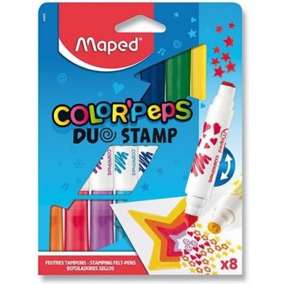 Maped Fixy Color´Peps Duo Stamp oboustranné – Hledejceny.cz